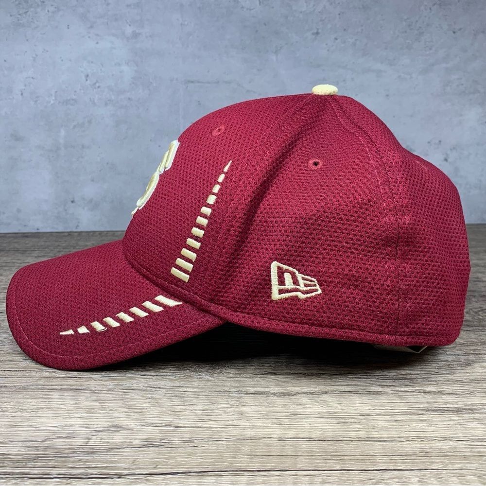Florida State Seminoles FSU Hat Adjustable Baseball~Burgundy/Gold New Era 9forty - Picture 2 of 6